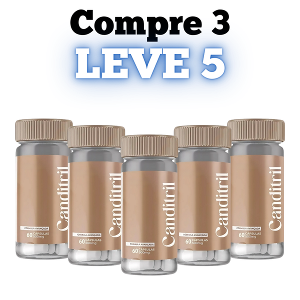 Canditril Original 60cp - Alívio e Prevenção da Candidíase - Promoção Exclusiva + Frete Grátis