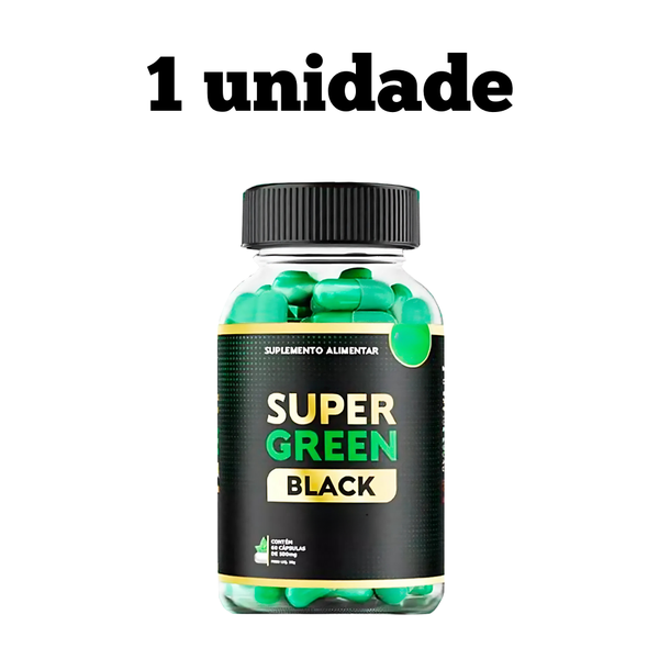 Super Green Black Original 60cp - Suplemento Natural! - Promoção Exclusiva + Frete Grátis