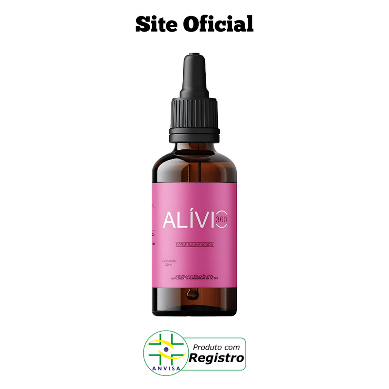 Alívio 360 Original 30ml - A Solução Para Sintomas da Menopausa - Promoção Exclusiva + Frete Grátis