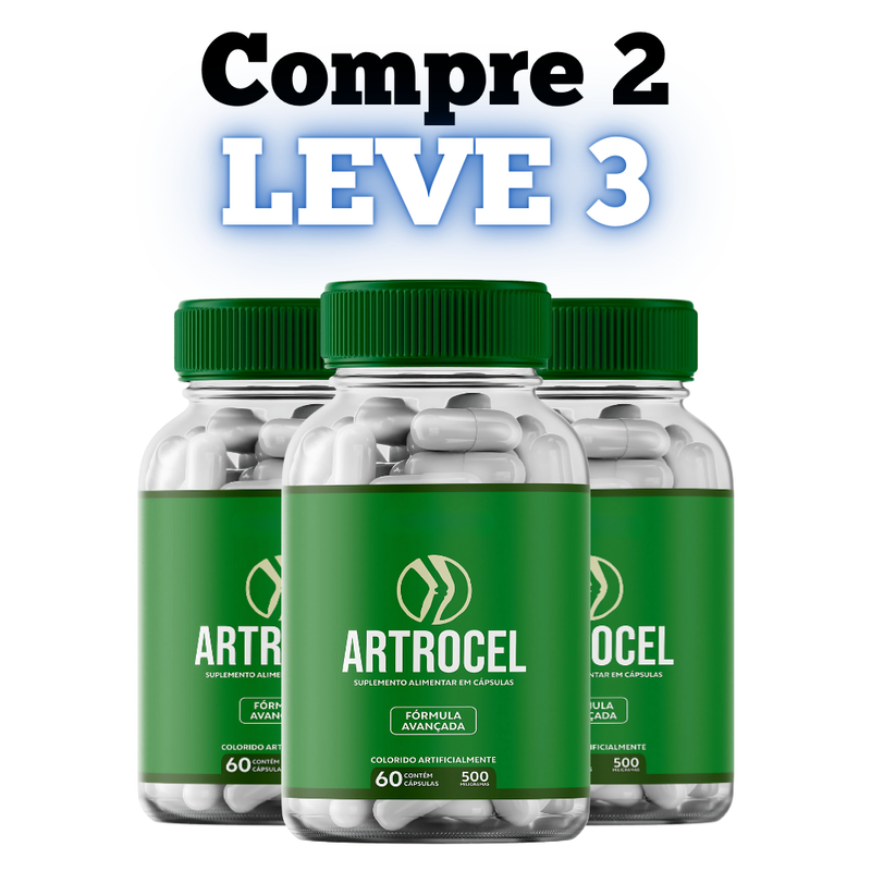 Artrocel Original 60cp - Suplemento Natural! - Promoção Exclusiva + Frete Grátis