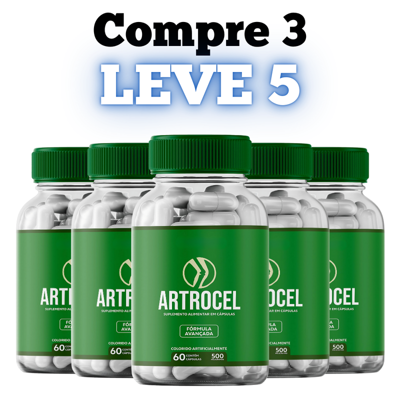 Artrocel Original 60cp - Suplemento Natural! - Promoção Exclusiva + Frete Grátis