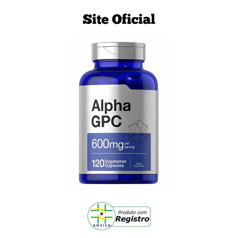 Alpha GPC Original 120cp - Suplemento Natural - Promoção Exclusiva + Frete Grátis