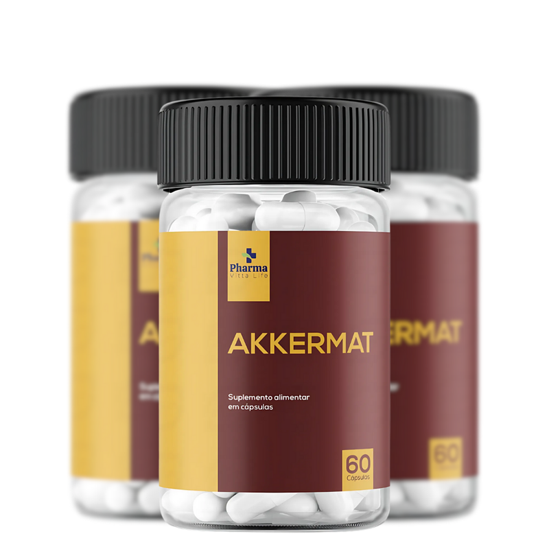 Akkermat 60 Caps. - 50% OFF - Produto 100% Original e Natural - Compra Segura + Frete Grátis