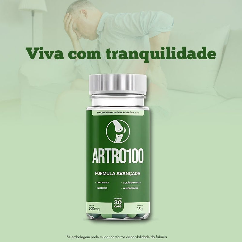 Artro100 Original 60cp - Suplemento Natural - Promoção Exclusiva + Frete Grátis