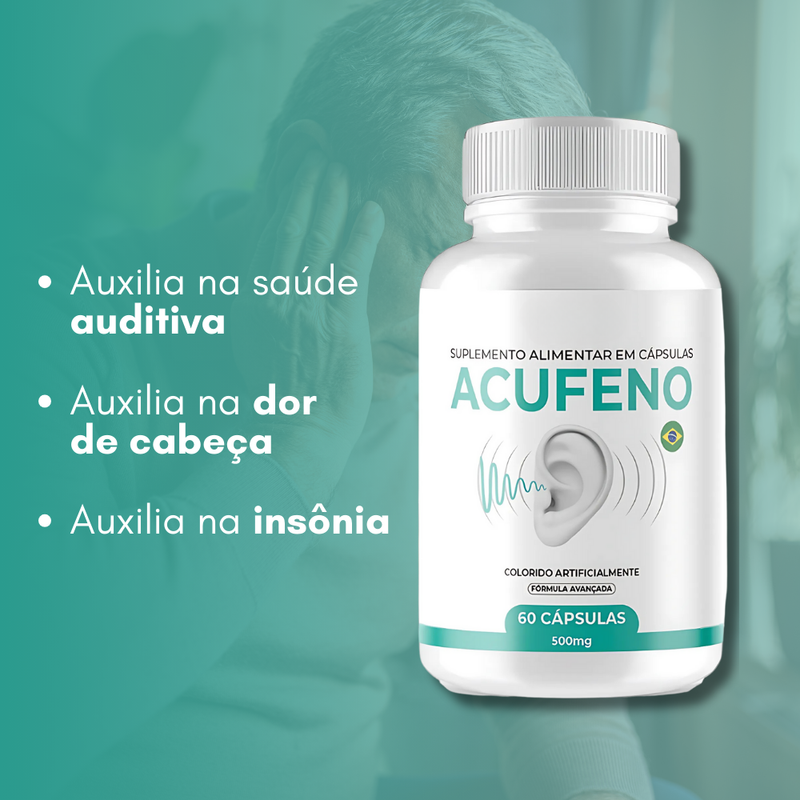 Acufeno Original 60cp - Suplemento Natural - Promoção Exclusiva + Frete Grátis