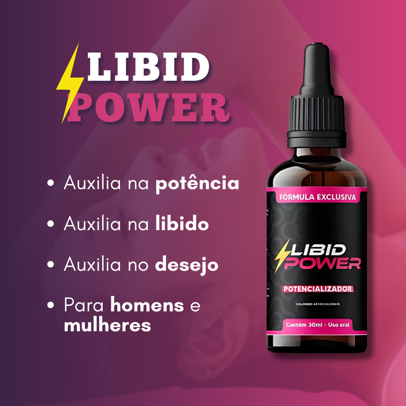 Libid Power Original 30ml - Suplemento Natural - Promoção Exclusiva + Frete Grátis