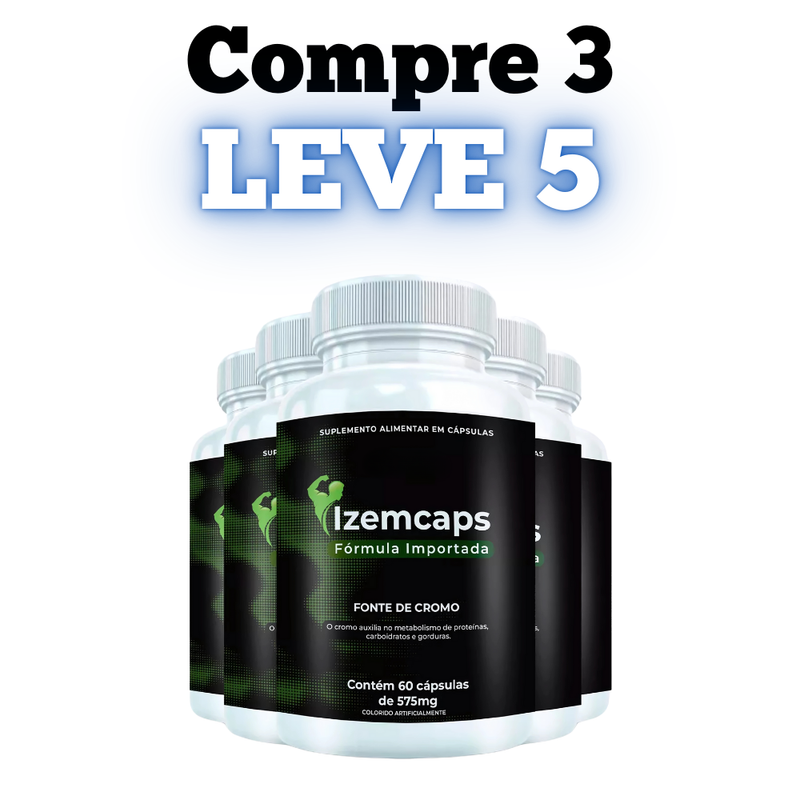 Izemcaps 60cp - A Solução Para Gordura Localizada - Promoção Exclusiva + Frete Grátis