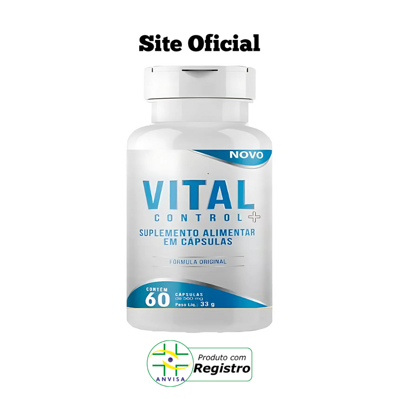 Vital Control Original 60cp - Acabe com os Picos de Glicose! - Promoção Exclusiva + Frete Grátis