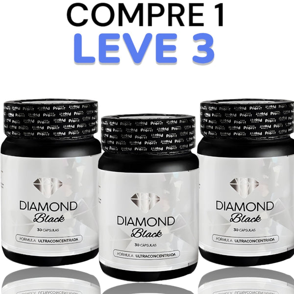 Diamond Black 30cp - Suplemento Natural! - Promoção Exclusiva + Frete Grátis