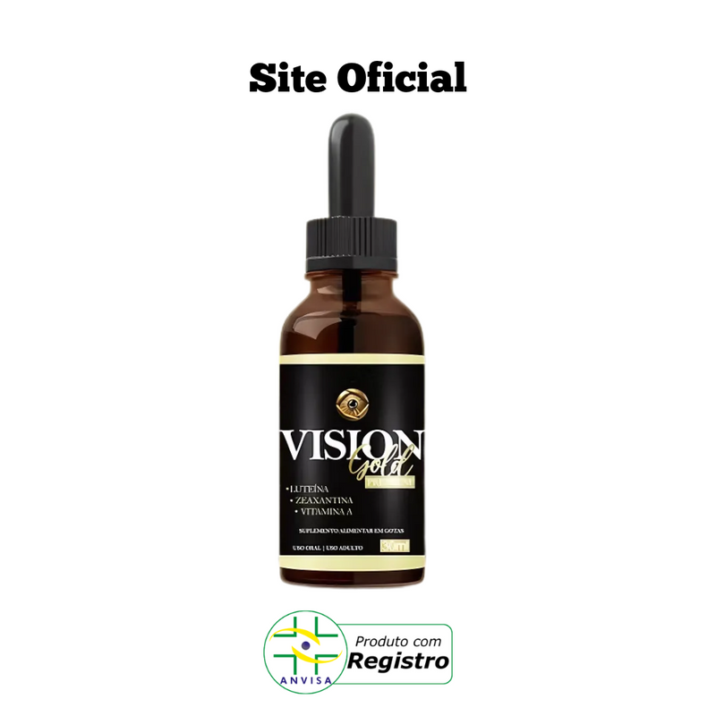 Vision Gold Original em gotas - Proteja Seus Olhos - Promoção Exclusiva + Frete Grátis