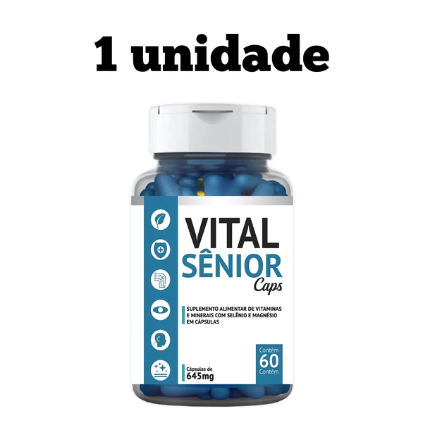 Vital Sênior Caps Original 60cp - Suplemento Natural - Promoção Exclusiva + Frete Grátis