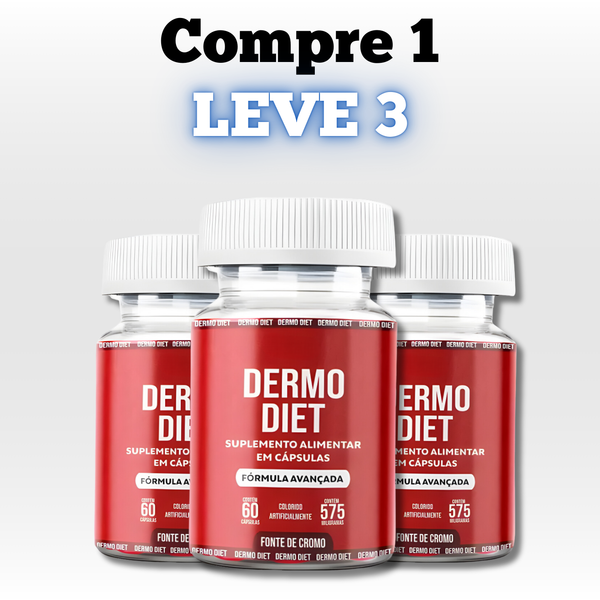 Dermo Diet Original 60cp - Suplemento Natural! - Promoção Exclusiva + Frete Grátis