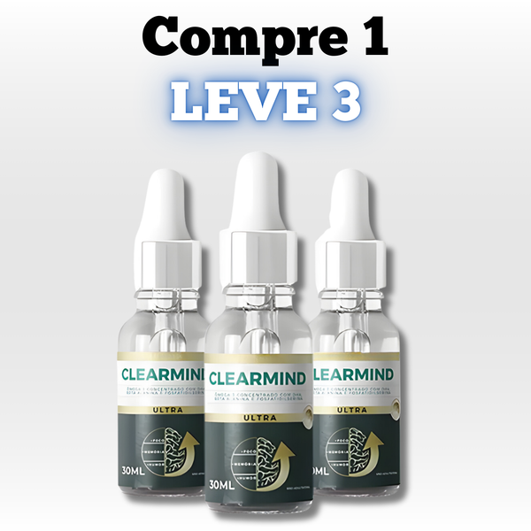 Clearmind Original 30ml - A Solução Para Potencializar Sua Memória - Promoção Exclusiva + Frete Grátis