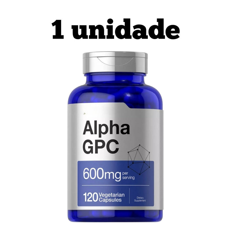 Alpha GPC Original 120cp - Suplemento Natural - Promoção Exclusiva + Frete Grátis