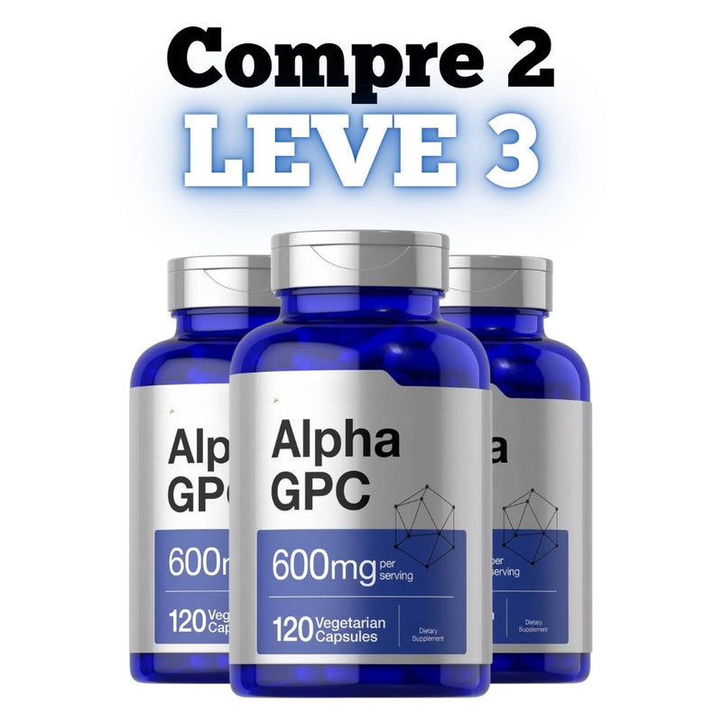 Alpha GPC Original 120cp - Suplemento Natural - Promoção Exclusiva + Frete Grátis