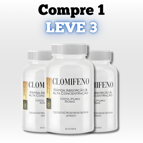 Clomifeno Original 30cp - Suplemento Natural! - Promoção Exclusiva + Frete Grátis