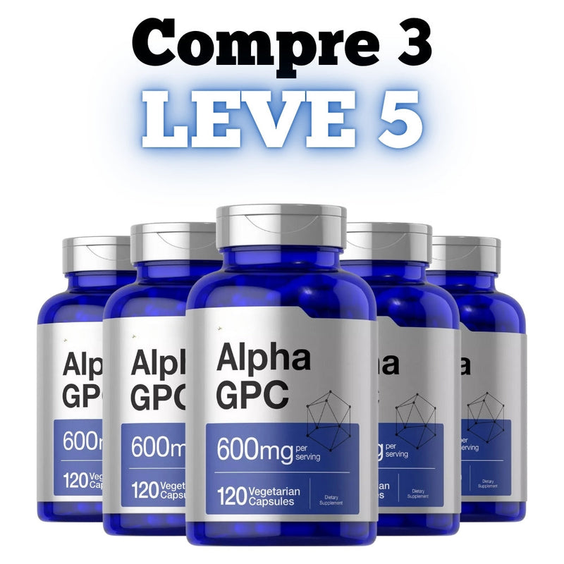 Alpha GPC Original 120cp - Suplemento Natural - Promoção Exclusiva + Frete Grátis