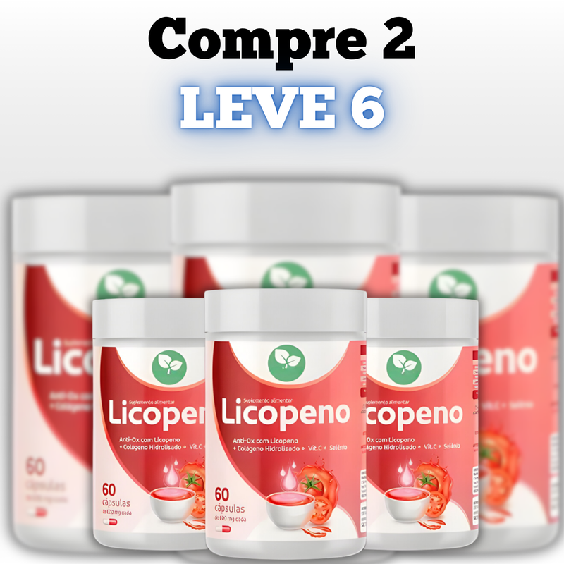Licopeno Original 60cp - Suplemento Natural! - Promoção Exclusiva + Frete Grátis