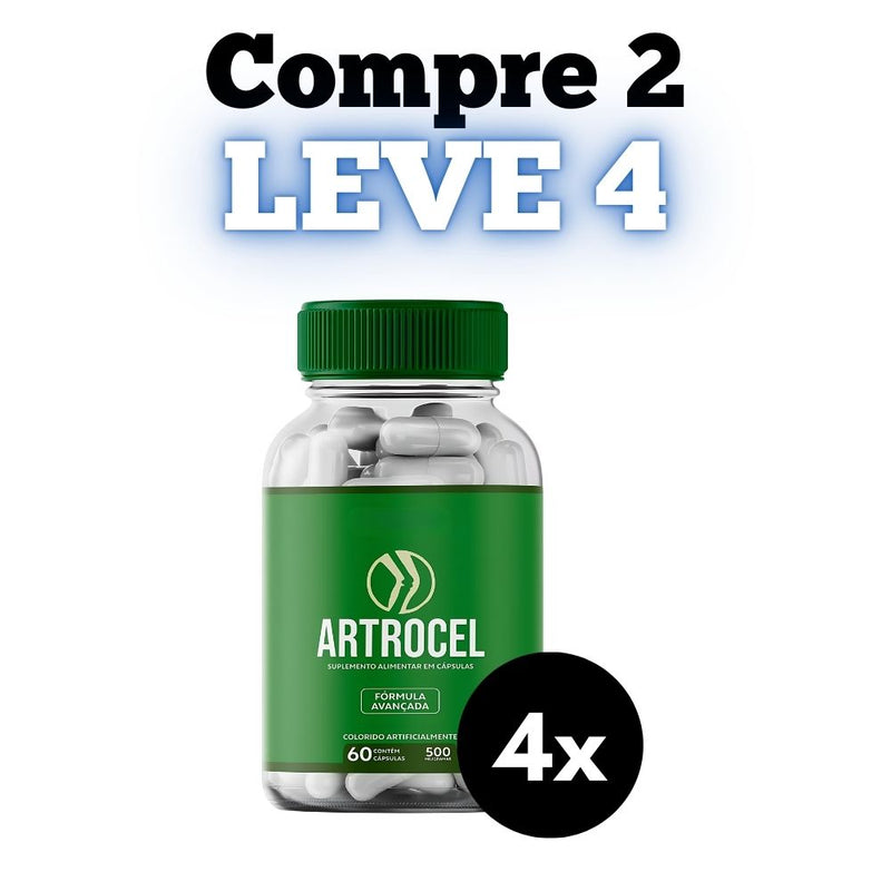 Artrocel Original 60cp - Suplemento Natural! - Promoção Exclusiva + Frete Grátis