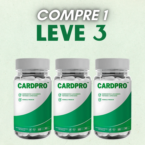 CardPro Original 60cp - Suplemento Natural! - Promoção Exclusiva + Frete Grátis