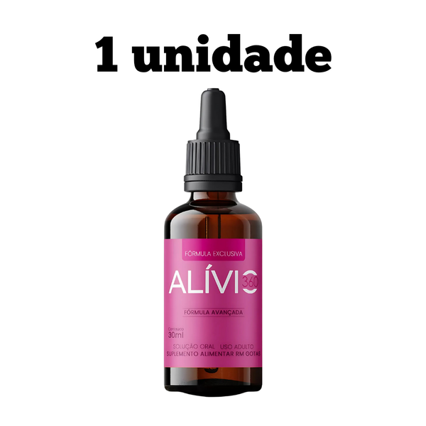 Alívio 360 Original 30ml - A Solução Para Sintomas da Menopausa - Promoção Exclusiva + Frete Grátis