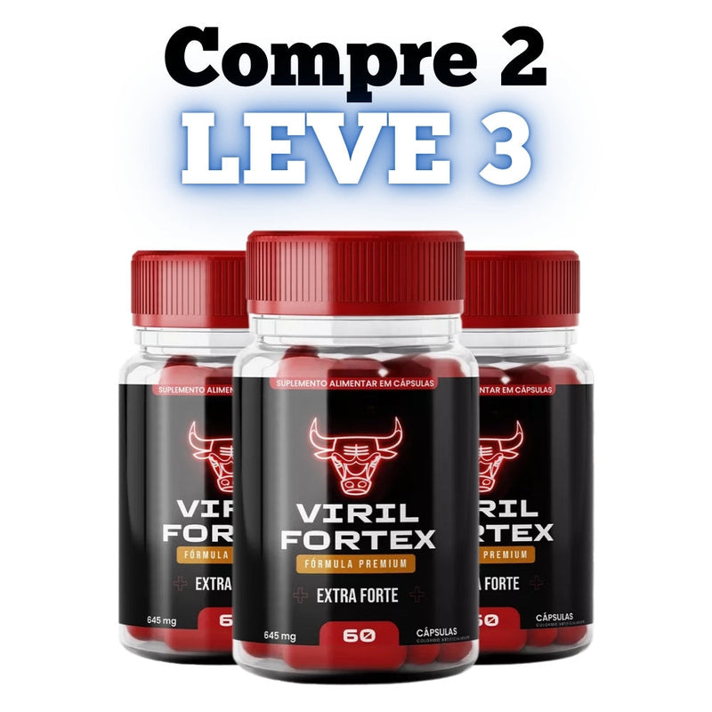 Viril Fortex Original 60cp. - Intensifique Seus Momentos Íntimos! - Promoção Oficial com Frete Grátis