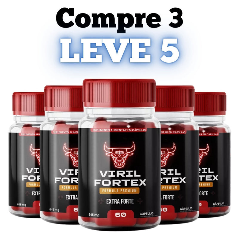 Viril Fortex Original 60cp. - Intensifique Seus Momentos Íntimos! - Promoção Oficial com Frete Grátis