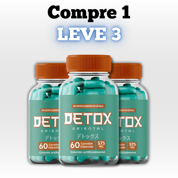 Detox Oriental Original 60cp - Energia e Leveza Todos os Dias! - Promoção Exclusiva + Frete Grátis