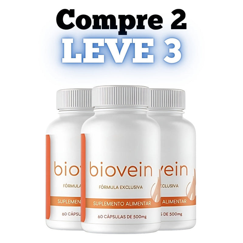 Biovein Original 60cp - Suplemento Natural! - Promoção Exclusiva + Frete Grátis