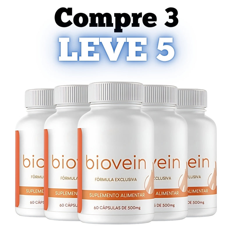 Biovein Original 60cp - Suplemento Natural! - Promoção Exclusiva + Frete Grátis