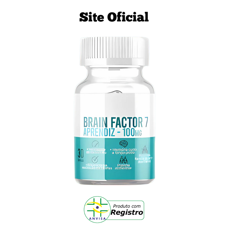 Brain Factor 7 Original 30cp - Suplemento Natural! - Promoção Exclusiva + Frete Grátis