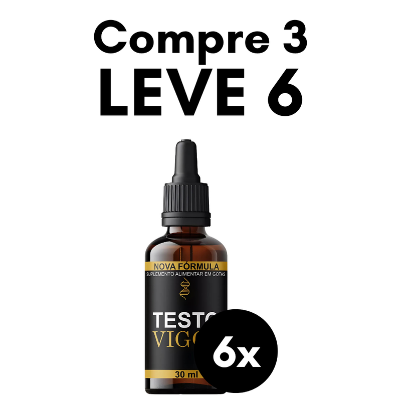 Testo Vigor Original 30ml - Suplemento Natural - Promoção Exclusiva + Frete Grátis