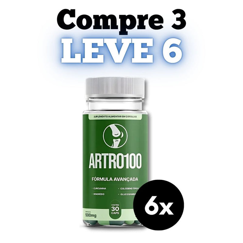 Artro100 Original 60cp - Suplemento Natural - Promoção Exclusiva + Frete Grátis