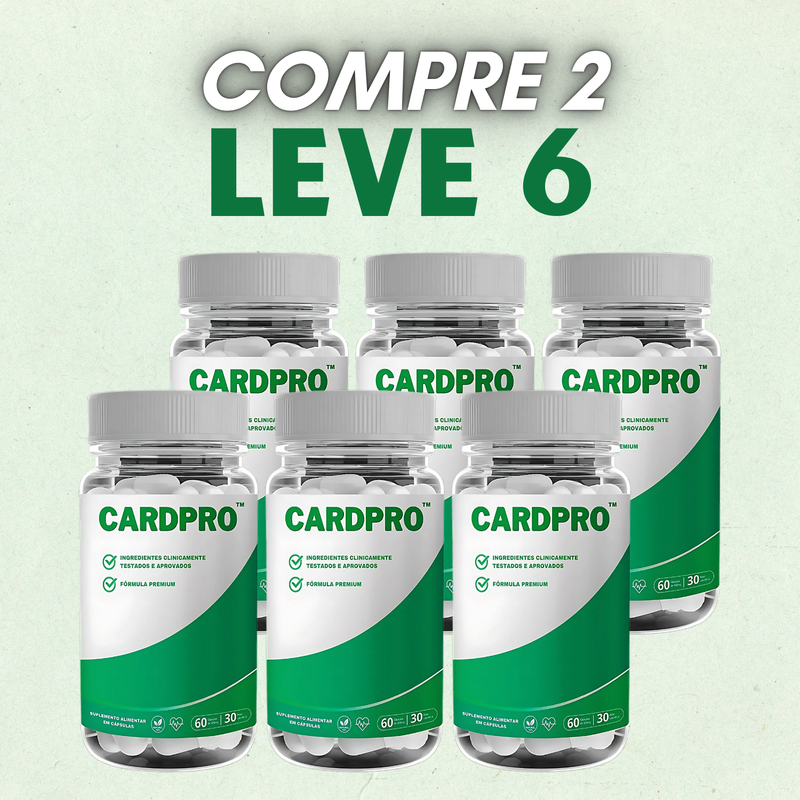 CardPro Original 60cp - Suplemento Natural! - Promoção Exclusiva + Frete Grátis