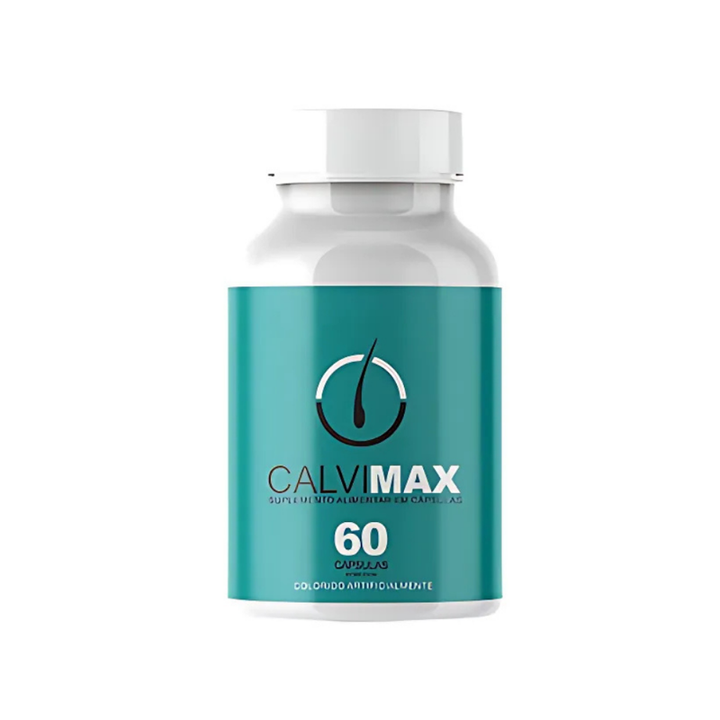 Calvi Max Original 60cp - Diga Adeus a Calvice - Promoção Exclusiva + Frete Grátis