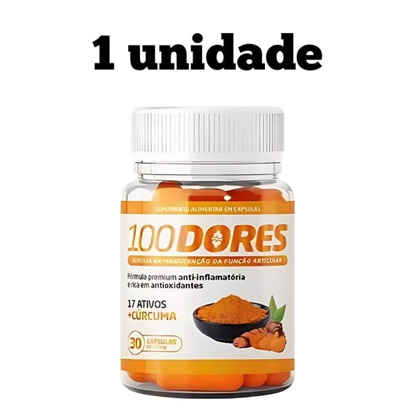 100Dores Original 30cp - O Alívio Que Suas Articulações Precisam - Promoção Exclusiva + Frete Grátis