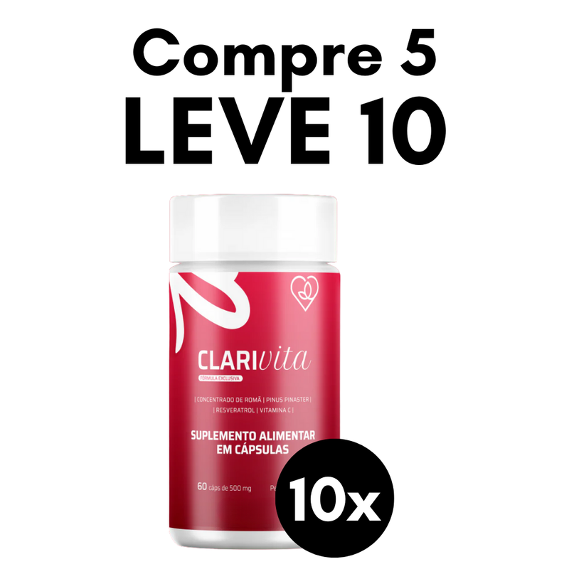 Clarivita Original 60cp - Suplemento Natural - Promoção Exclusiva + Frete Grátis