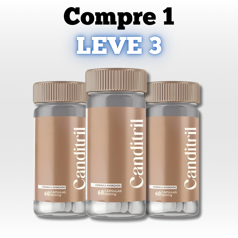 Canditril Original 60cp - Alívio e Prevenção da Candidíase - Promoção Exclusiva + Frete Grátis