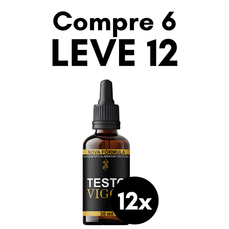 Testo Vigor Original 30ml - Suplemento Natural - Promoção Exclusiva + Frete Grátis