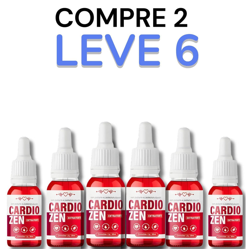 CardioZen Original 30ml - O Melhor Tratamento Natural Para Hipertensão - Promoção Exclusiva + Frete Grátis