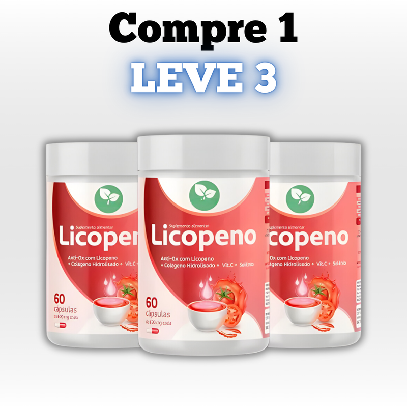 Licopeno Original 60cp - Suplemento Natural! - Promoção Exclusiva + Frete Grátis